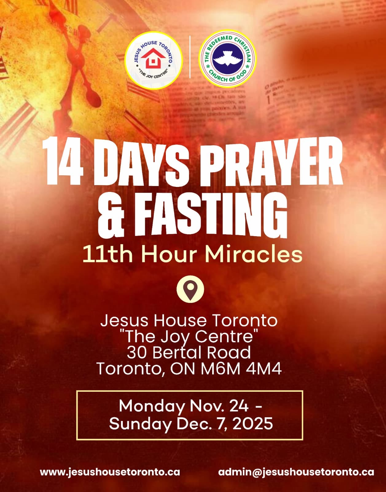 14 Days Prayer and Fasting